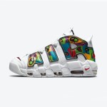 ナイキ エア モア アップテンポ “ピース・ラブ・スウッシュ” DM8150-100 メンズ アスレチック スニーカー ナイキ エア モア アップテンポ “ピース・ラブ・スウッシュ” DM8150-100 クラシック バスケットボール シューズ メンズ アスレチック スニーカー
