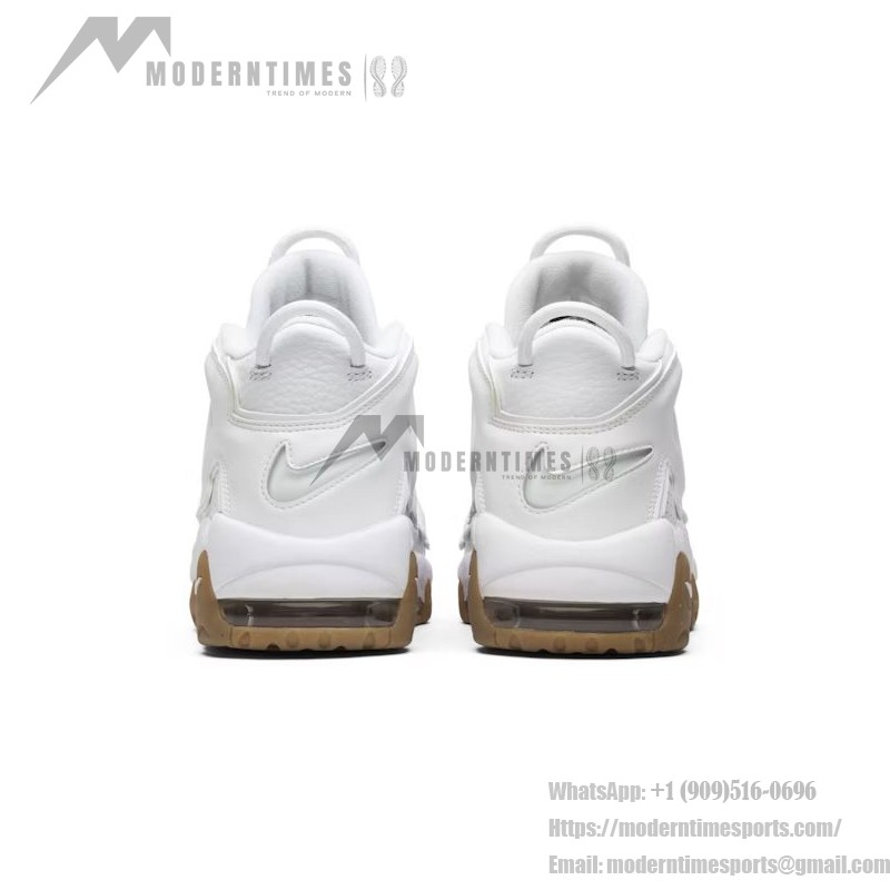 Nike Air More Uptempo 414962-103 White/Red Classic Retro Sneakers Nike Air More Uptempo 414962-103 White/Red Sneakers with Retro Design