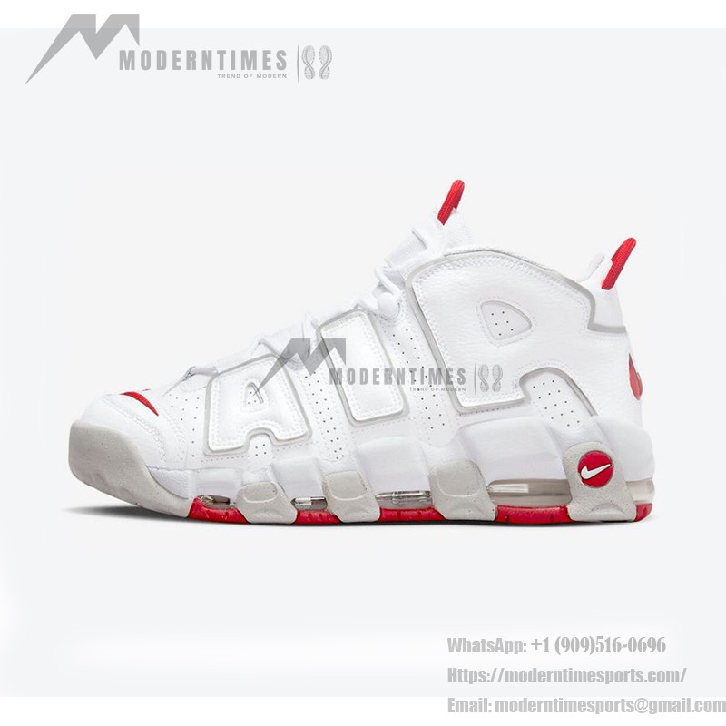 ユニークな配色のNike Air More Uptempo DX8965-100 レトロバスケットシューズ Nike Air More Uptempo DX8965-100 クラシックレトロバスケットボールシューズ