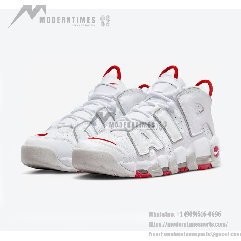 ユニークな配色のNike Air More Uptempo DX8965-100 レトロバスケットシューズ Nike Air More Uptempo DX8965-100 クラシックレトロバスケットボールシューズ