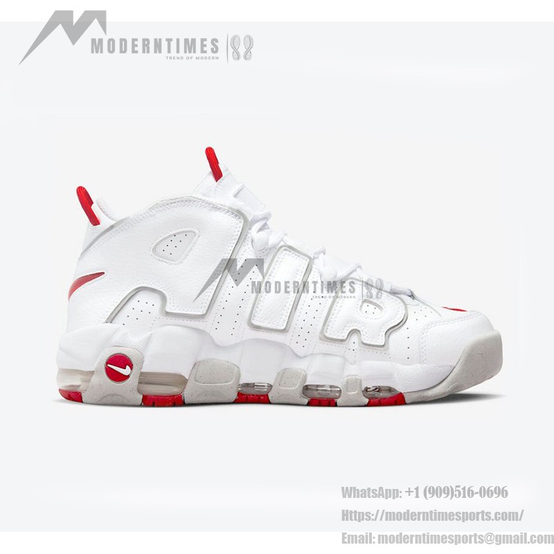 ユニークな配色のNike Air More Uptempo DX8965-100 レトロバスケットシューズ Nike Air More Uptempo DX8965-100 クラシックレトロバスケットボールシューズ