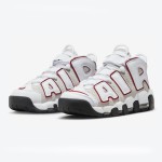 Nike Air More Uptempo White/Team Red レトロバスケットボールシューズ クラシックなAIRデザインを備えた Nike Air More Uptempo White/Team Red レトロバスケットボールシューズ