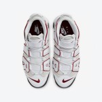 Nike Air More Uptempo White/Team Red レトロバスケットボールシューズ クラシックなAIRデザインを備えた Nike Air More Uptempo White/Team Red レトロバスケットボールシューズ