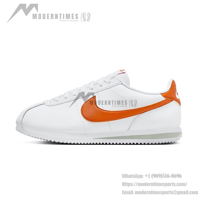 Nike Cortez Campfire Orange DM4044-102 Nike Cortez Campfire Orange DM4044-102 - White and Orange Retro Sneakers