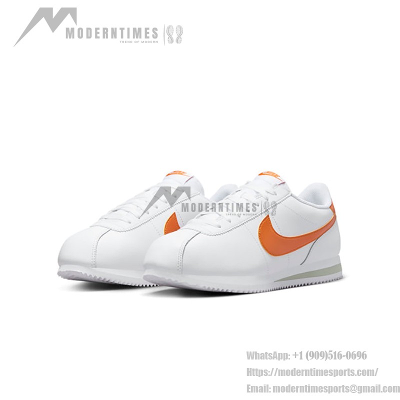 Nike Cortez Campfire Orange DM4044-102 Nike Cortez Campfire Orange DM4044-102 - White and Orange Retro Sneakers