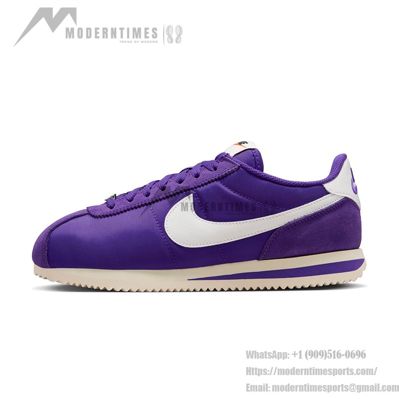 Nike Cortez Court Purple DZ2795-500 Nike Cortez Court Purple DZ2795-500 - Retro Purple Sneakers with White Swoosh