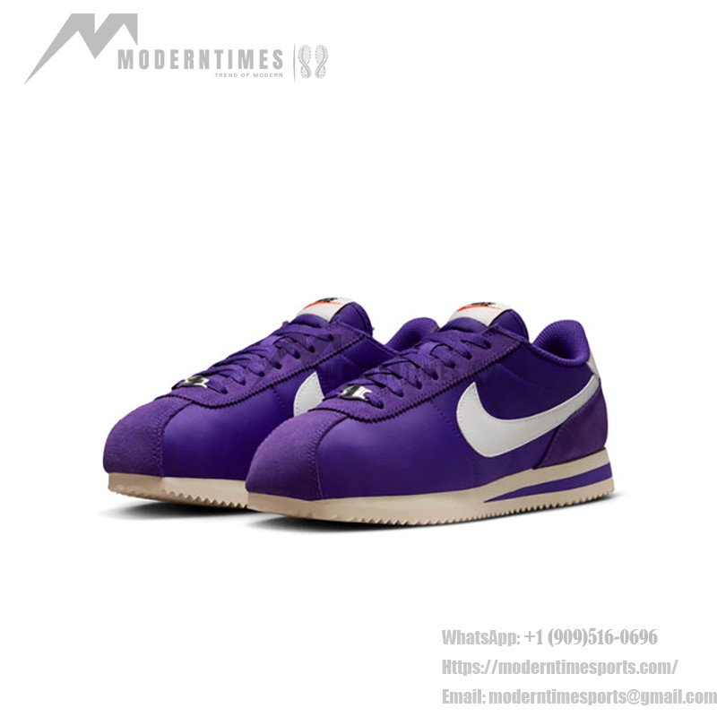 Nike Cortez Court Purple DZ2795-500 Nike Cortez Court Purple DZ2795-500 - Retro Purple Sneakers with White Swoosh