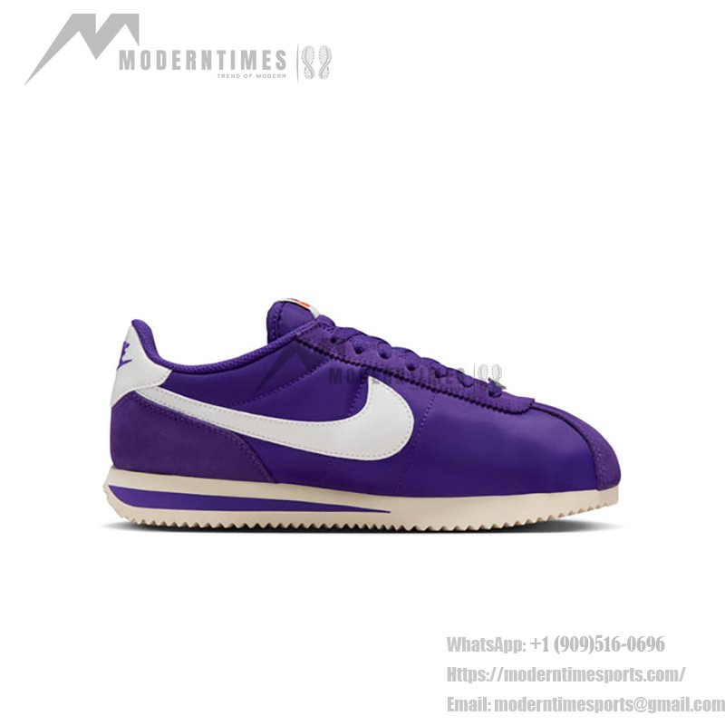 Nike Cortez Court Purple DZ2795-500 Nike Cortez Court Purple DZ2795-500 - Retro Purple Sneakers with White Swoosh