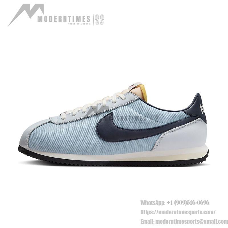 Nike Cortez Denim Blue HF0100-400 Nike Cortez Denim Blue HF0100-400 - Denim Blue Sneakers with Navy Details