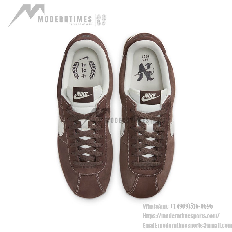 ナイキ コルテッツ ハングルデー FQ8144-237 ナイキ コルテッツ ハングルデー FQ8144-237 - レトロスタイルのプレミアムブラウンスエードスニーカー