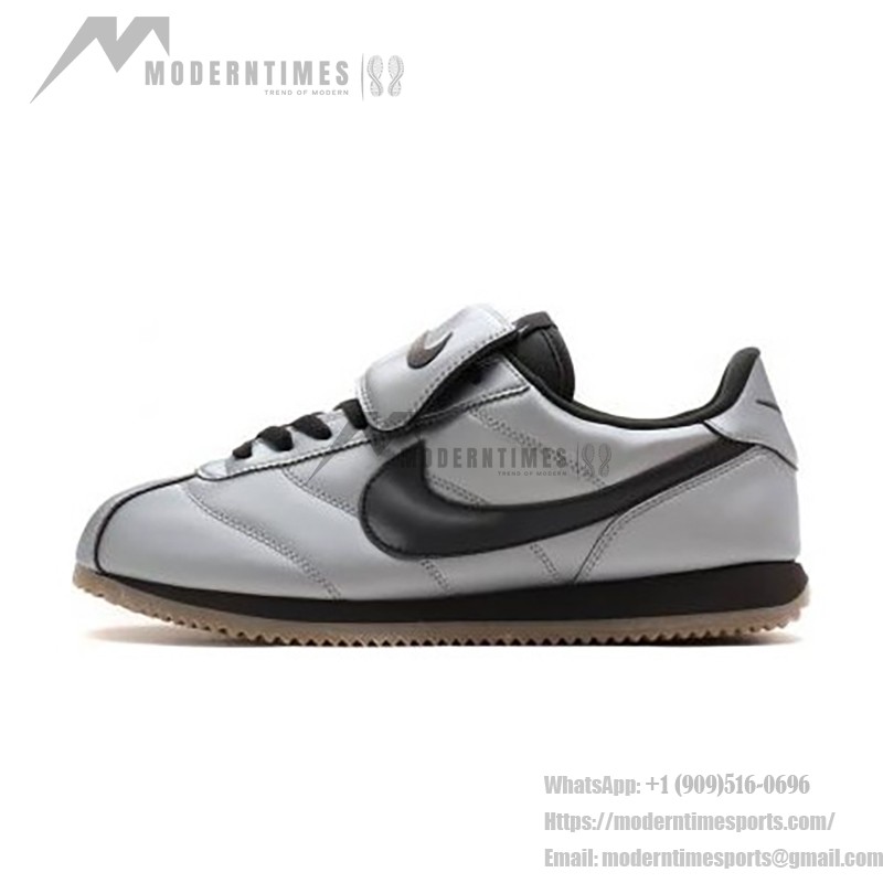 Nike Cortez メタリックグレーとブラック HQ3490-099 Nike Cortez Leather SE Metallic Cool Grey Black HQ3490-099 スニーカー