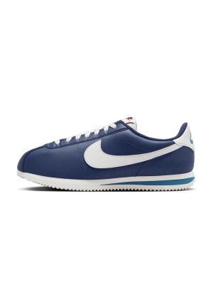 Nike Cortez Midnight Navy DM4044-400 - Classic Navy and White Sneakers with Timeless Elegance