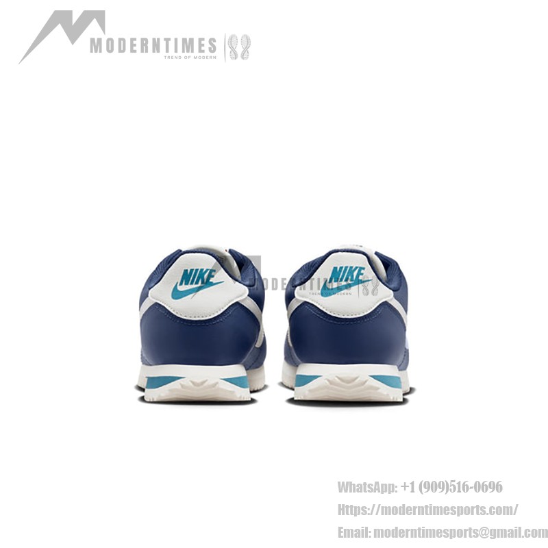 Nike Cortez Midnight Navy DM4044-400 - Classic Navy Sneakers Nike Cortez Midnight Navy DM4044-400 - Navy and White Retro Sneakers