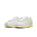 Nike Cortez Pale Yellow HF6410-118 Nike Cortez Pale Yellow HF6410-118 - Timeless White Sneakers with Soft Yellow Accents