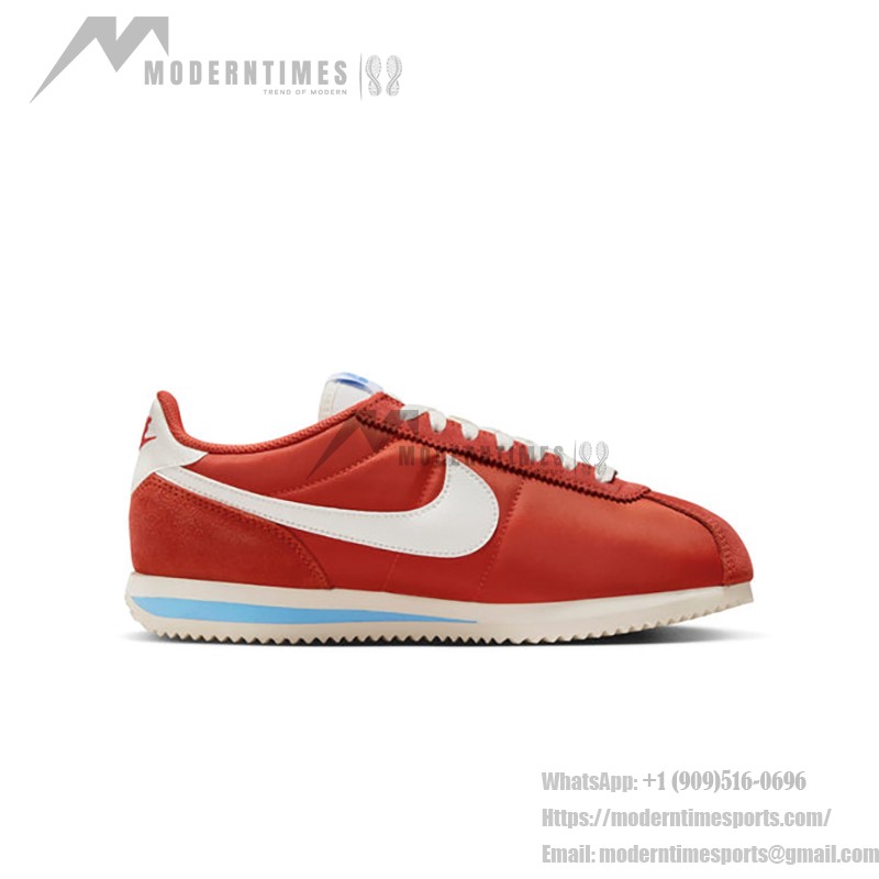 Nike Cortez Picante Red スニーカー Nike Cortez Picante Red DZ2795-601 - 白いディテールが映える大胆な赤のスニーカー