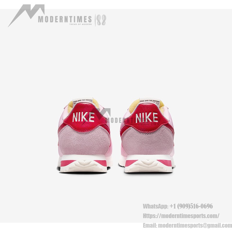 Nike Cortez TXT Medium Soft Pink HF9994-600 Nike Cortez TXT Medium Soft Pink HF9994-600 鮮やかなピンクと赤のアクセントが特徴のスニーカー