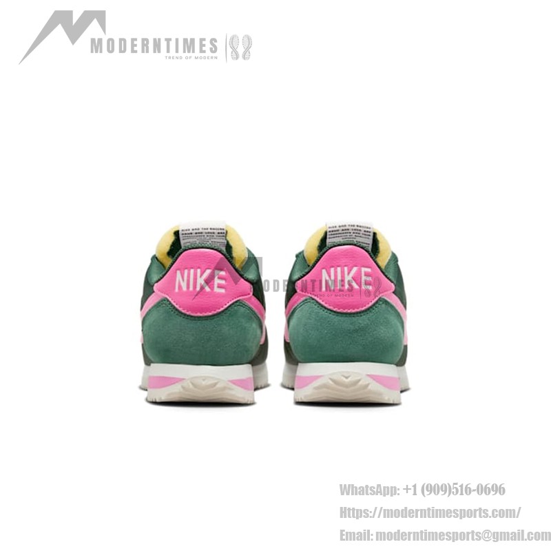 Nike Cortez TXT Watermelonスニーカー - グリーンとピンクのレトロデザイン Nike Cortez TXT Watermelon HF9994-300 - 鮮やかなグリーンとピンクのスニーカー