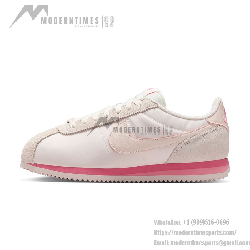 Nike Cortez Textile Light Soft Pink HF6410-666 Nike Cortez Textile Light Soft Pink HF6410-666 - レトロインスパイアのピンクスニーカー