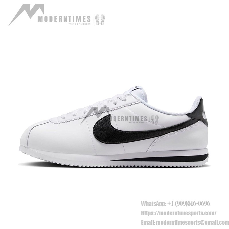 Nike Cortez White Black DM4044-105 Sneakers Nike Cortez White Black DM4044-105 - Classic White Sneakers with Black Details