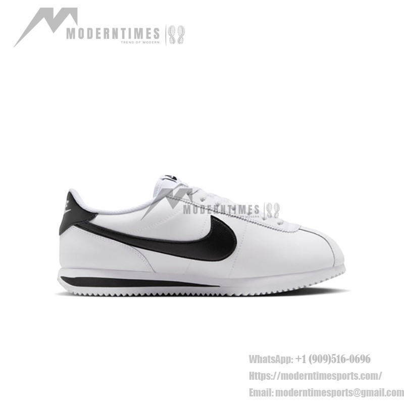 Nike Cortez White Black DM4044-105 Sneakers Nike Cortez White Black DM4044-105 - Classic White Sneakers with Black Details