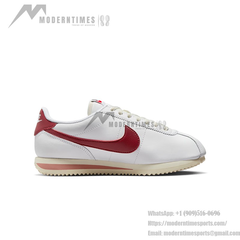 Nike Cortez White Red Stardust DN1791-103 Nike Cortez White Red Stardust DN1791-103 - 赤いディテールが魅力のクラシックな白いスニーカー