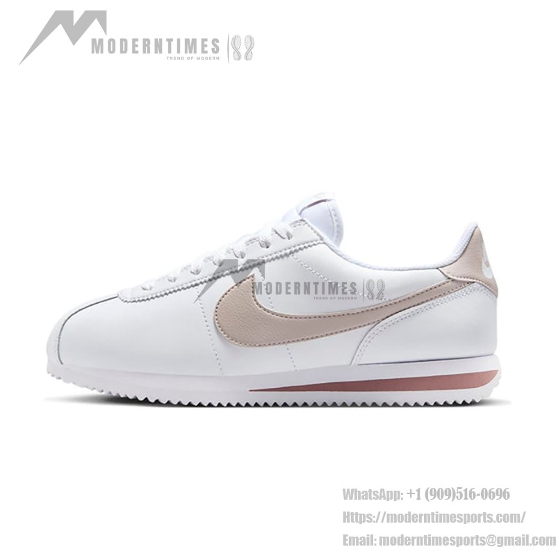Nike Cortez White Smokey Mauve Platinum Violet - 優雅なスニーカー Nike Cortez White Smokey Mauve Platinum Violet DN1791-105 スニーカー