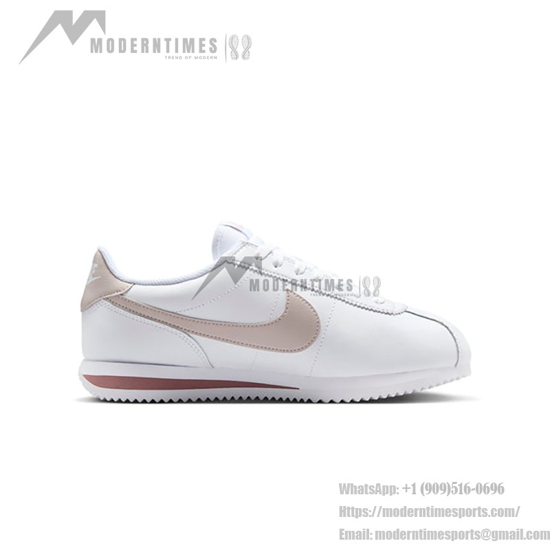 Nike Cortez White Smokey Mauve Platinum Violet - 優雅なスニーカー Nike Cortez White Smokey Mauve Platinum Violet DN1791-105 スニーカー