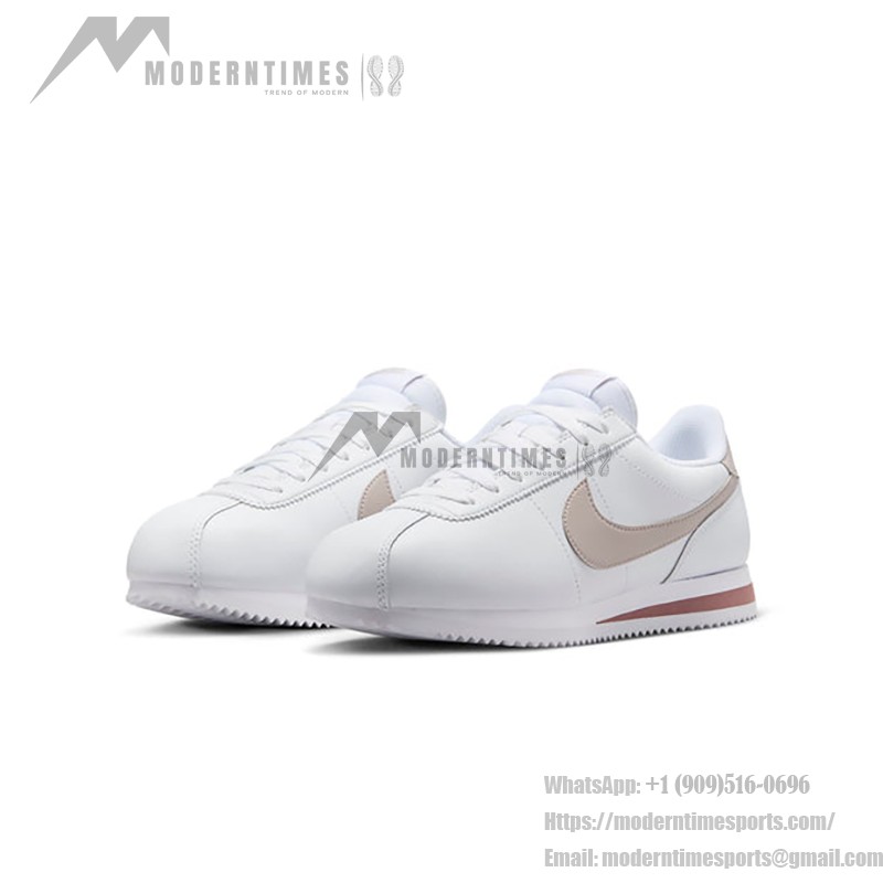 Nike Cortez White Smokey Mauve Platinum Violet - 優雅なスニーカー Nike Cortez White Smokey Mauve Platinum Violet DN1791-105 スニーカー