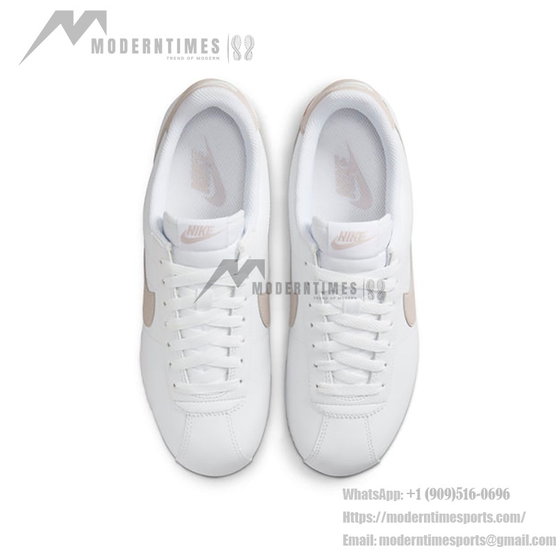 Nike Cortez White Smokey Mauve Platinum Violet - 優雅なスニーカー Nike Cortez White Smokey Mauve Platinum Violet DN1791-105 スニーカー