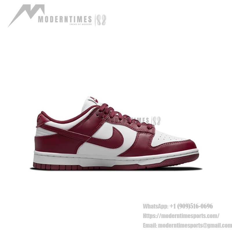 Nike Dunk Low Burgundy & White Classic DD1503-108 レトロストリートウェアスニーカー Nike Dunk Low Burgundy & White レトロスニーカー