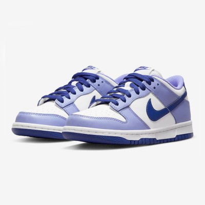 Nike Dunk Low GS “Blueberry” DZ4456-100 - スタイリッシュな青＆白のロートップスニーカー | 子供用のおしゃれで快適なカジュアルフットウェア