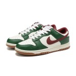 Nike Dunk Low "Gorge Green" Retro スニーカー - 軽量で時代を超えた魅力 Nike Dunk Low "Gorge Green" Retro スニーカー グリーンとホワイト - 秋冬エディション