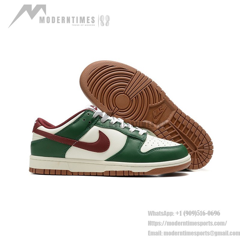 Nike Dunk Low "Gorge Green" Retro スニーカー - 軽量で時代を超えた魅力 Nike Dunk Low "Gorge Green" Retro スニーカー グリーンとホワイト - 秋冬エディション