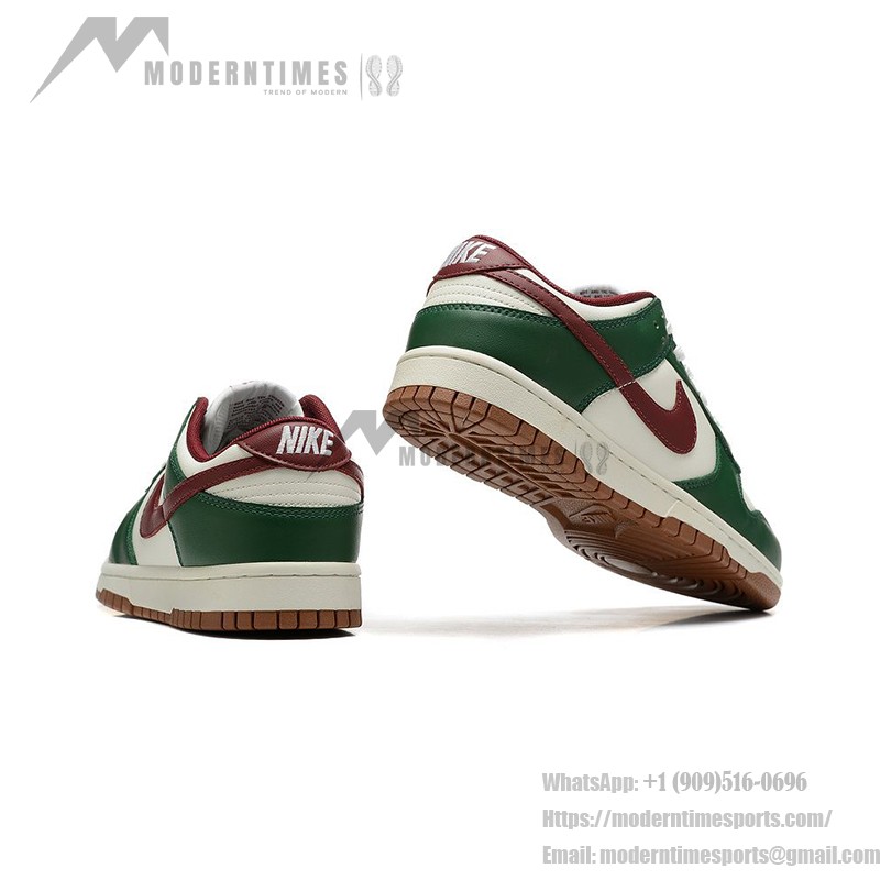Nike Dunk Low "Gorge Green" Retro スニーカー - 軽量で時代を超えた魅力 Nike Dunk Low "Gorge Green" Retro スニーカー グリーンとホワイト - 秋冬エディション