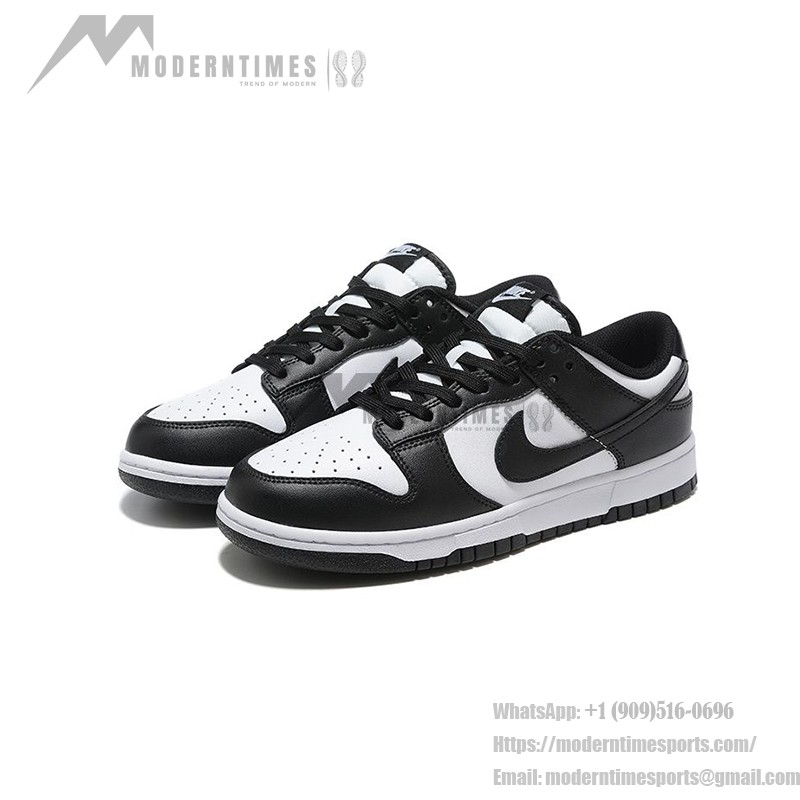 Nike Dunk Low "Panda" DD1391-100 クラシックな黒白スニーカー Nike Dunk Low "Panda" DD1391-100 黒白スニーカー サイドビュー
