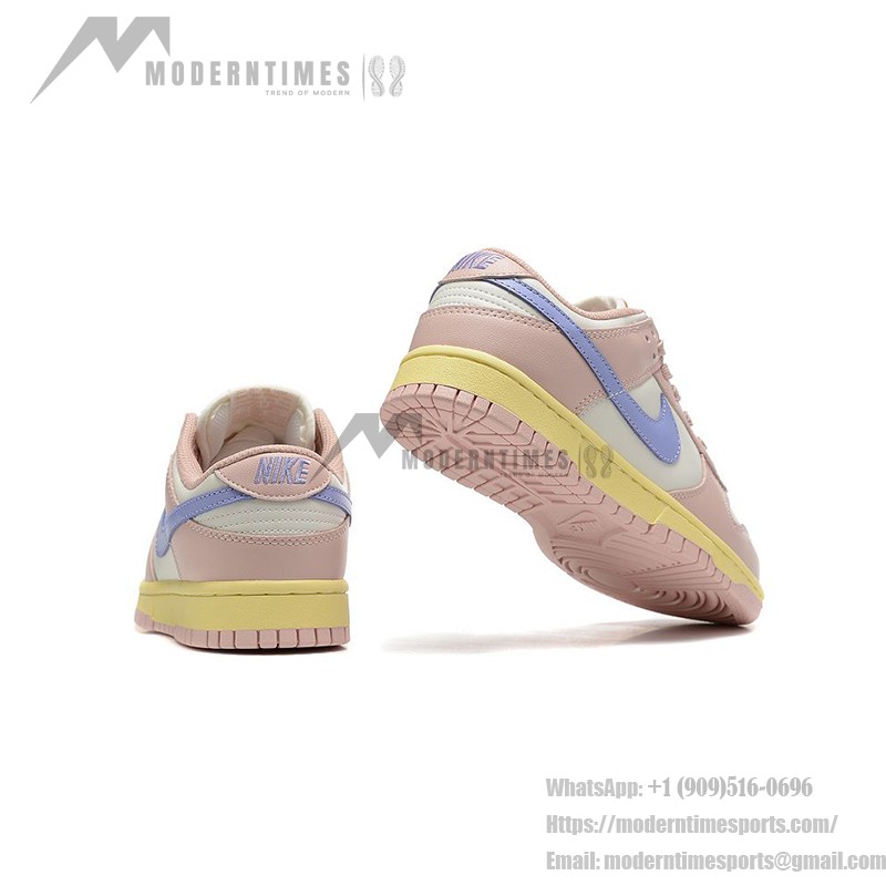 Nike Dunk Low "Pink Oxford" DD1503-601 スタイリッシュなピンクスニーカー Nike Dunk Low "Pink Oxford" DD1503-601 パステルピンクスニーカーのサイドビュー