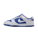 Nike Dunk Low "Racer Blue" DD1391-401 スタイリッシュで快適なスニーカー Nike Dunk Low "Racer Blue" DD1391-401 青いスニーカーのサイドビュー