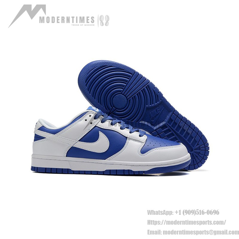 Nike Dunk Low "Racer Blue" DD1391-401 スタイリッシュで快適なスニーカー Nike Dunk Low "Racer Blue" DD1391-401 青いスニーカーのサイドビュー