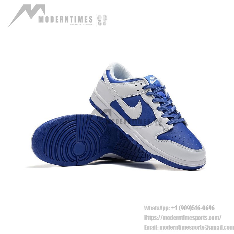 Nike Dunk Low "Racer Blue" DD1391-401 スタイリッシュで快適なスニーカー Nike Dunk Low "Racer Blue" DD1391-401 青いスニーカーのサイドビュー
