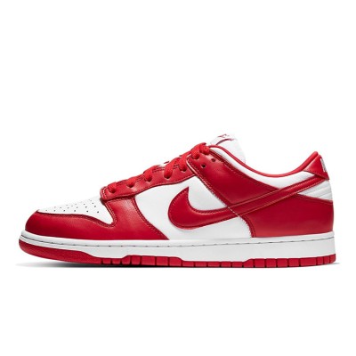 Nike Dunk Low Retro SP 'St. John's' CU1727-100 - アイコニックな赤白配色 限定復刻バスケットボールシューズ