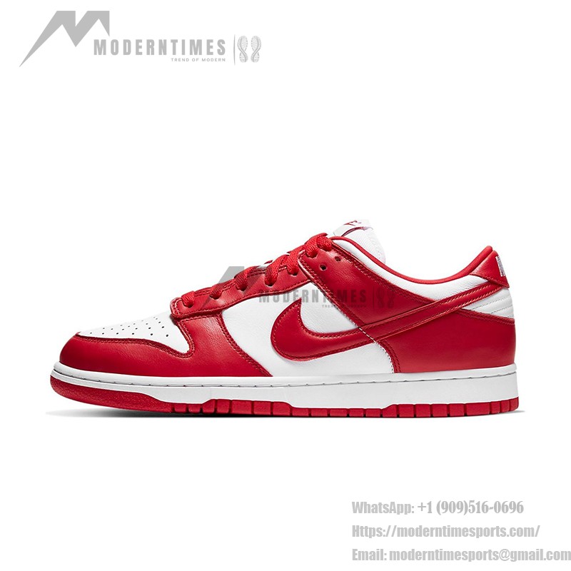 Nike Dunk Low Retro SP 'St. John's' - 限定復刻アイコニックスニーカー Nike Dunk Low Retro SP 'St. John's' CU1727-100 - 赤白バスケットボールシューズ
