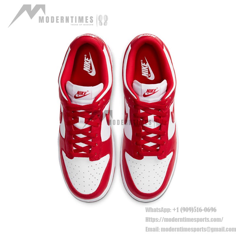 Nike Dunk Low Retro SP 'St. John's' - 限定復刻アイコニックスニーカー Nike Dunk Low Retro SP 'St. John's' CU1727-100 - 赤白バスケットボールシューズ