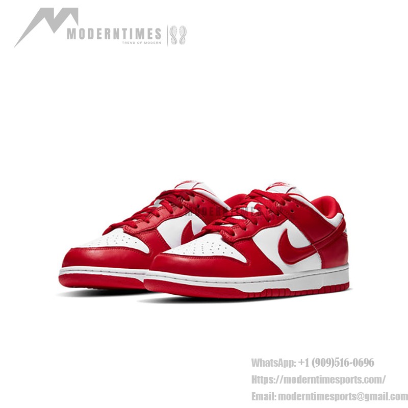 Nike Dunk Low Retro SP 'St. John's' - 限定復刻アイコニックスニーカー Nike Dunk Low Retro SP 'St. John's' CU1727-100 - 赤白バスケットボールシューズ
