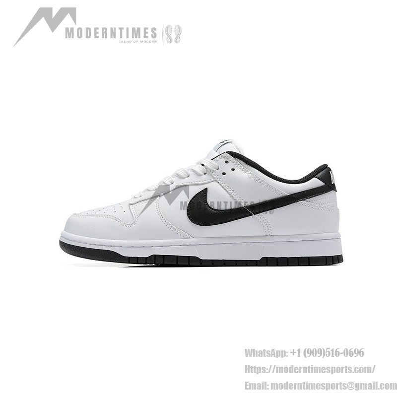 Nike Dunk Low "Reverse Panda" DD1503-113 スタイリッシュで快適な黒白スニーカー Nike Dunk Low "Reverse Panda" DD1503-113 黒白スニーカーのサイドビュー