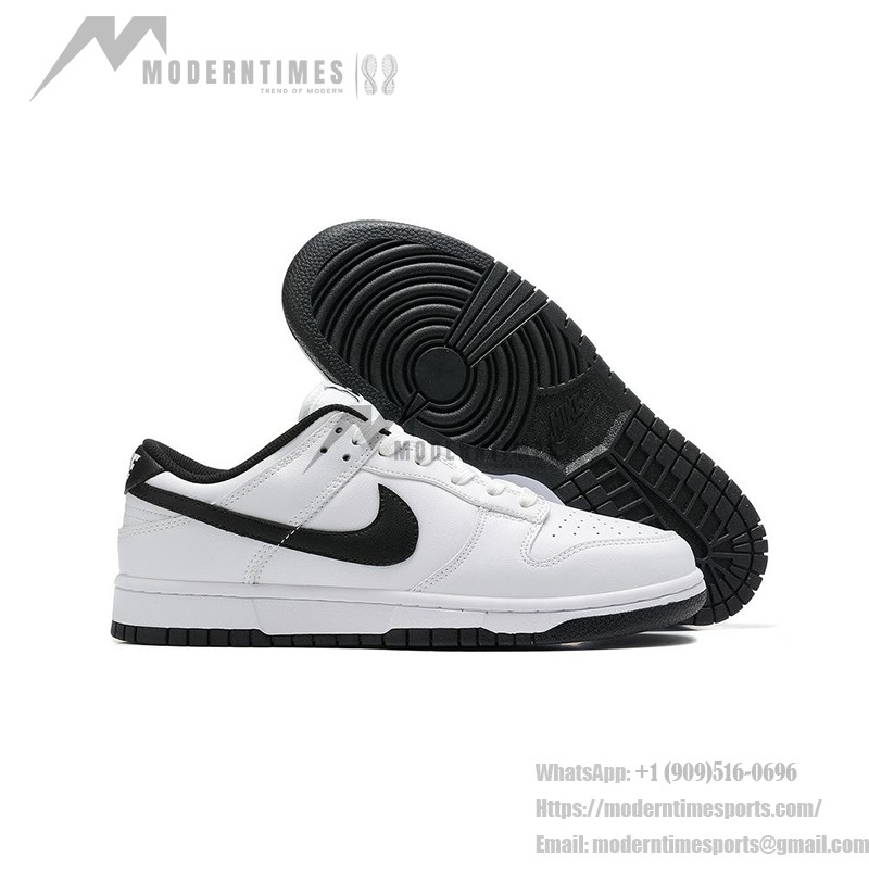 Nike Dunk Low "Reverse Panda" DD1503-113 スタイリッシュで快適な黒白スニーカー Nike Dunk Low "Reverse Panda" DD1503-113 黒白スニーカーのサイドビュー