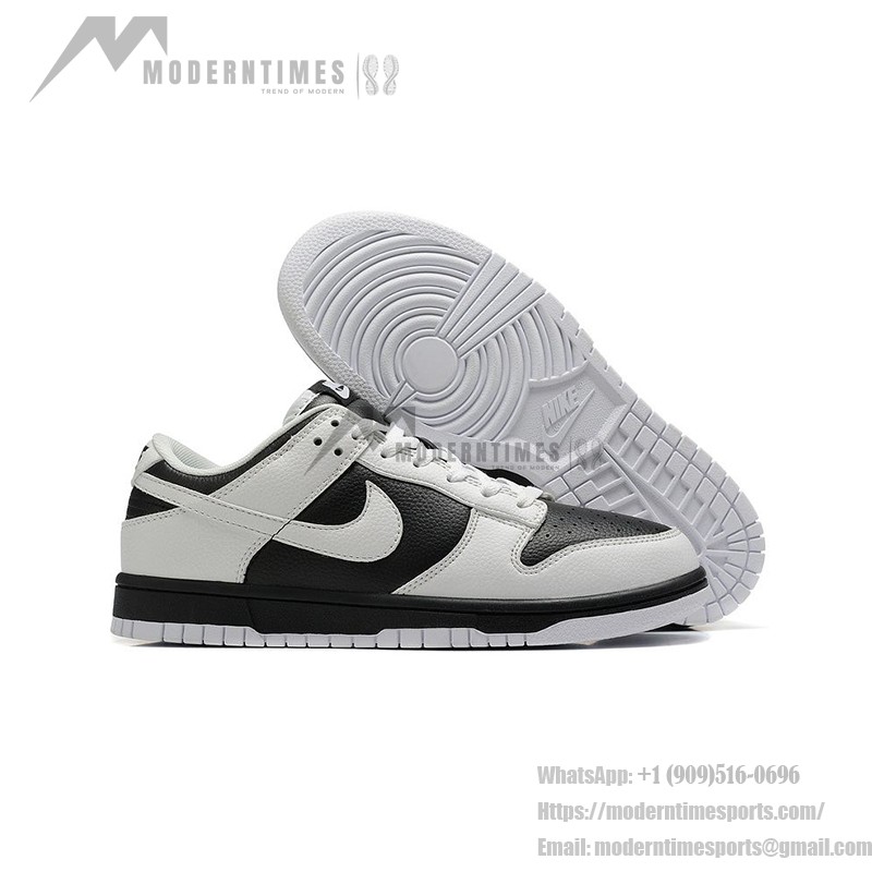 Nike Dunk Low "Reverse Panda" FD9064-011 スタイリッシュで快適な黒白スニーカー Nike Dunk Low "Reverse Panda" FD9064-011 黒白スニーカーのサイドビュー