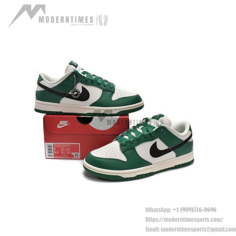 Nike Dunk Low SE 'Lottery' DR9654-100 ホワイト&グリーンスニーカー Nike Dunk Low SE 'Lottery' DR9654-100 | 限定版ホワイト&グリーンスニーカー