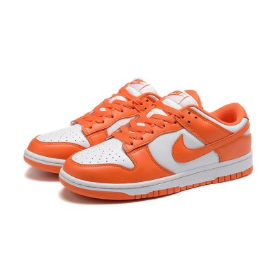 Nike Dunk Low "Syracuse" CU1726-101 - ストリートスタイルと日常使いに最適な鮮やかなオレンジと白のスニーカー