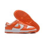Nike Dunk Low "Syracuse" CU1726-101 ストリートスタイルと日常使いに最適な鮮やかなオレンジと白のスニーカー Nike Dunk Low "Syracuse" CU1726-101 オレンジと白のスニーカーサイドビュー