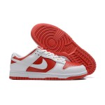 Nike Dunk Low "University Red" DD1391-600 スポーツとカジュアルスタイルに最適な鮮やかな赤と白のスニーカー Nike Dunk Low "University Red" DD1391-600 赤と白のスニーカー サイドビュー